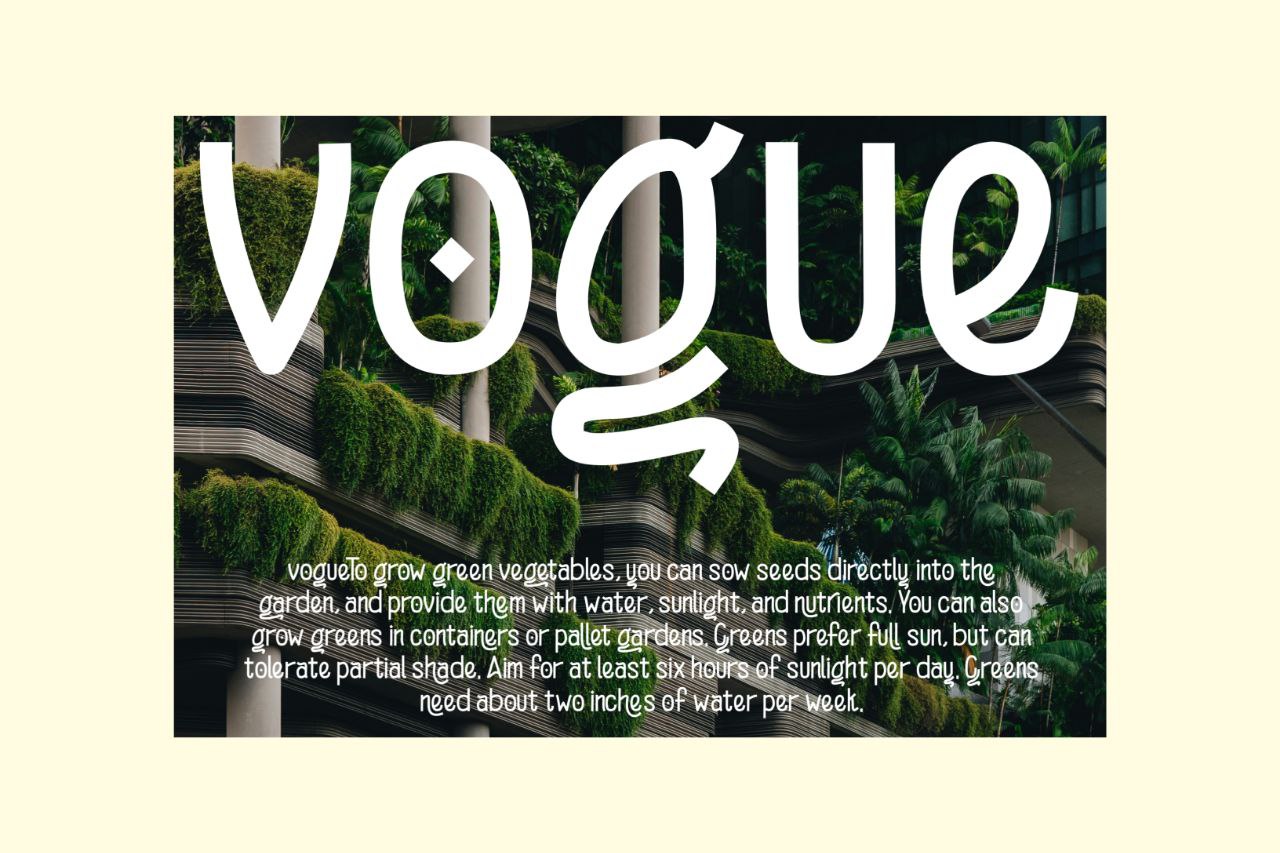 Hagelo - Sans serif font