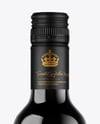 Dark Glass Wine Bottle Mockup