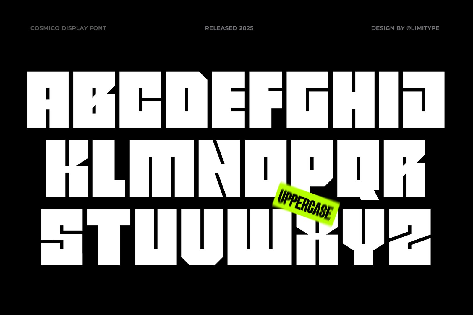 Cosmico - Futuristic Font