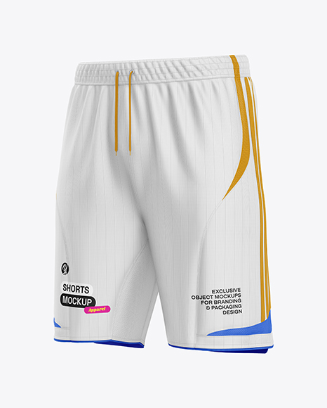 Shorts Mockup - Half Side View