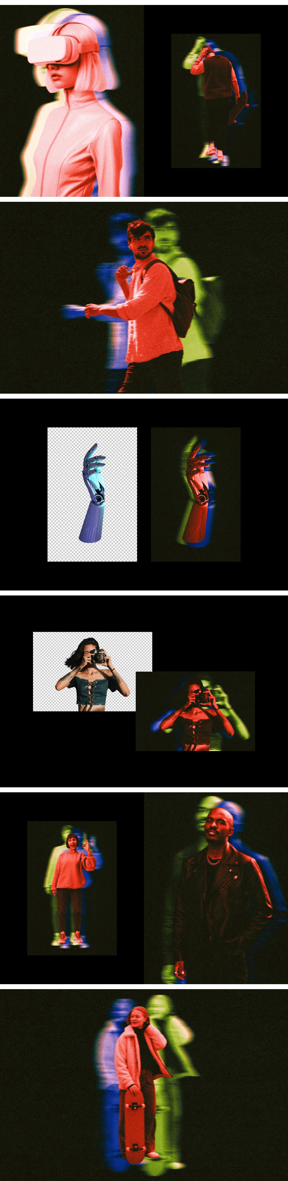 Cyber Ghost Vision Photo Effect