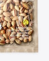 Kraft Package with Pistachios Mockup