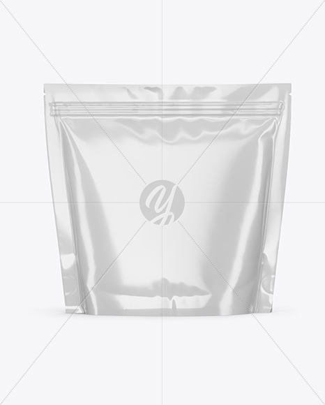 Glossy Stand-up Pouch Mockup