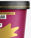 Kraft Paper Ice Cream Cup Mockup