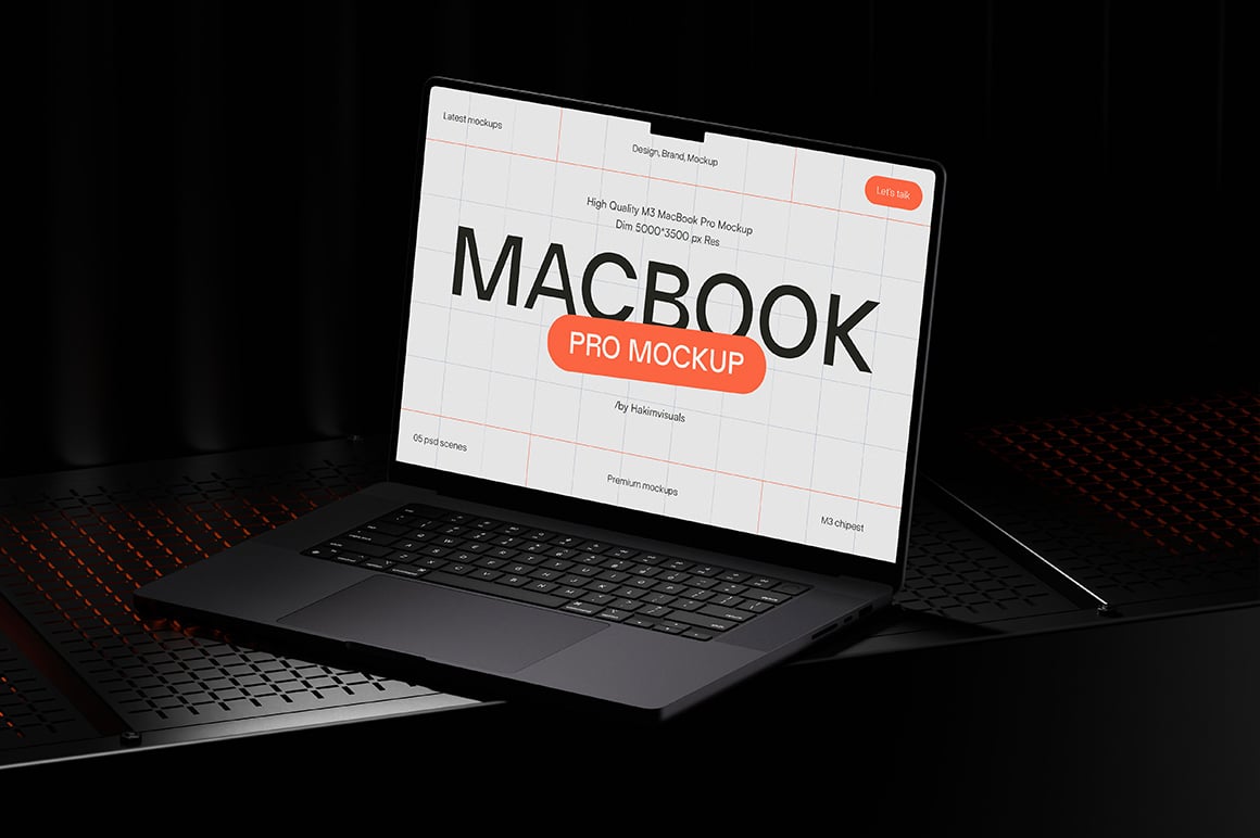 MacBook Pro M3 Mockup