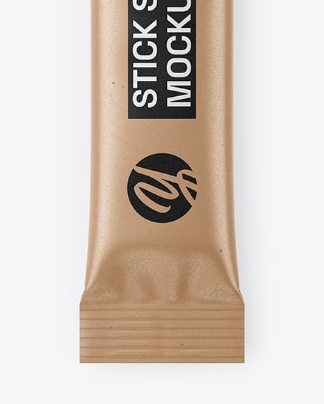 Kraft Stick Sachet Mockup