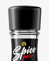 Coarse Sea Salt Jar with Grinder Mockup