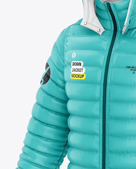 Glossy Down Jacket Mockup