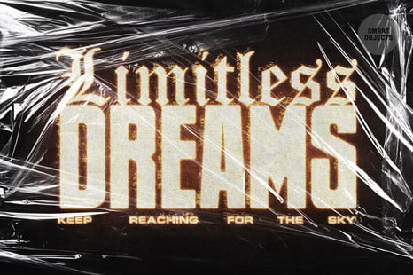 Grunge Plastic Wrap Text & Logo Effect - Text effect photoshop