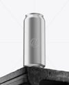16oz Aluminium Can on the Block Mockup