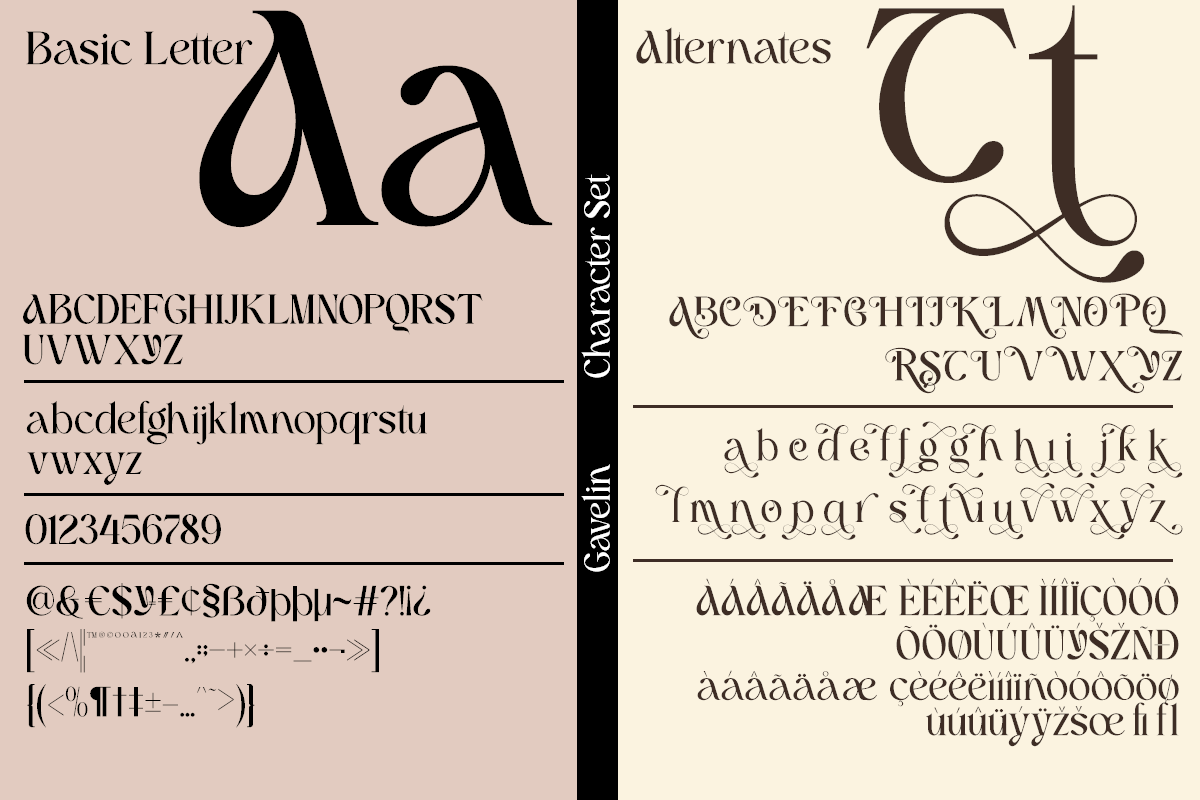 Gavelin - Luxury Serif Font