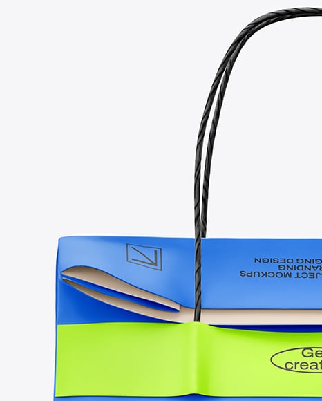 Matte Paper Bag Mockup