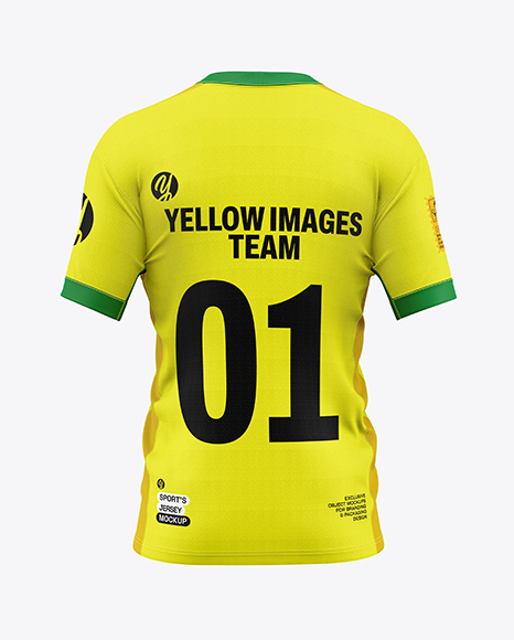 Soccer Jersey Mockup - Back View