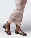 Chelsea Boots on Woman's Legs with Skirt Mockup