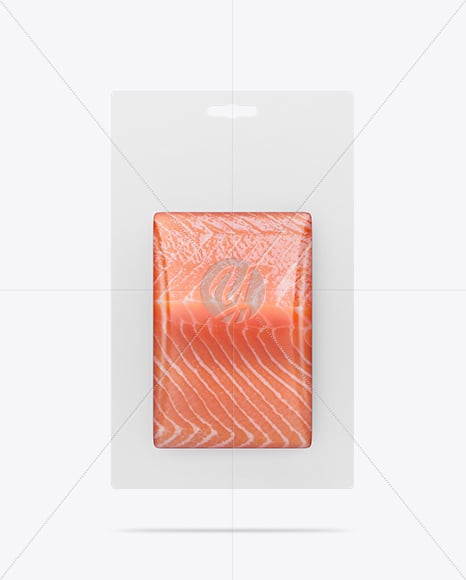 Salmon Fillet Package Mockup