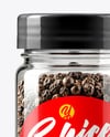 Spice Jar with Whole Black Pepper Mockup