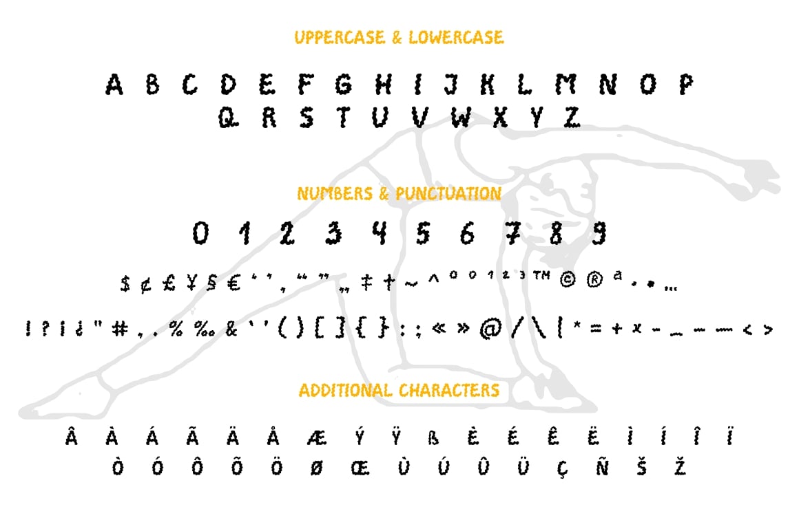 Yoga Alma groovy font