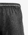Heather Shorts Mockup - Back View