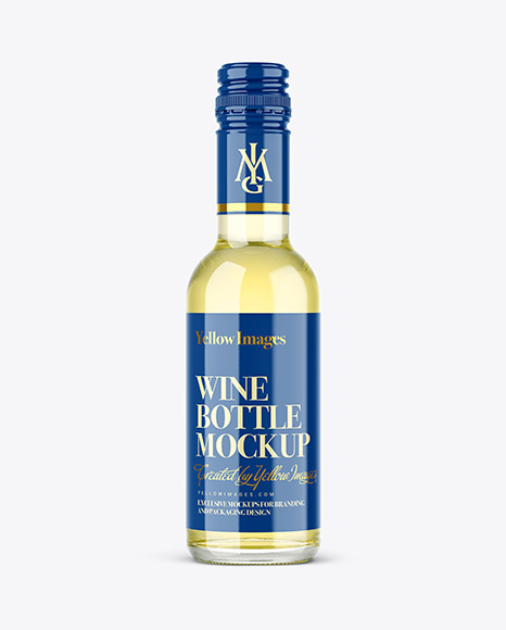 250ml Wine Bottle Mockup