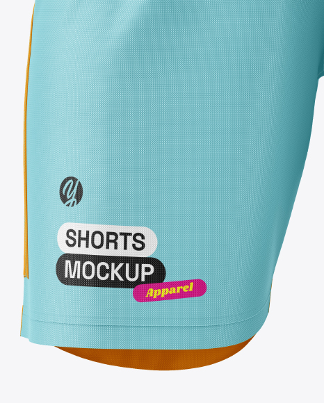 Soccer Shorts Mockup - Front View