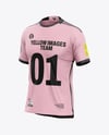 Soccer Jersey Mockup - Half Side View