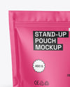 Matte Stand-up Pouch Mockup