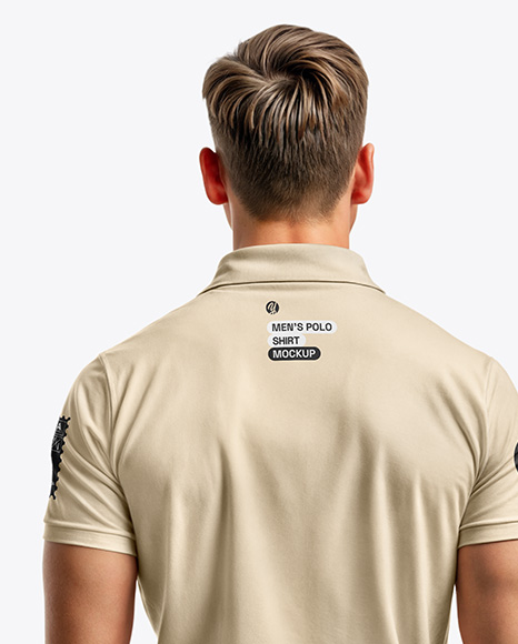 Man in a Polo Shirt and Jeans Mockup