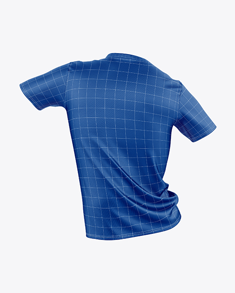 Crew Neck T-Shirt Mockup - Back View
