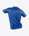 Crew Neck T-Shirt Mockup - Back View