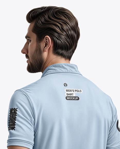 Man in a Polo Shirt and Pants Mockup
