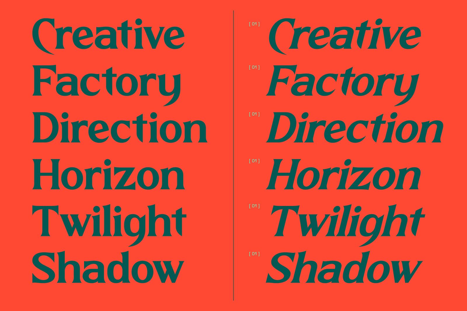 Nighttmer Horizon Bold Gothic