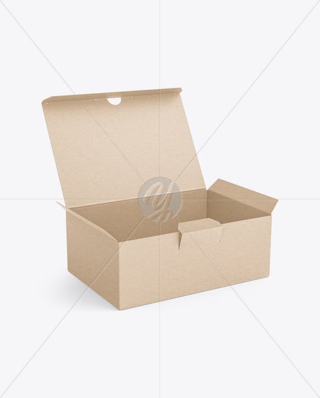Kraft Paper Box Mockup