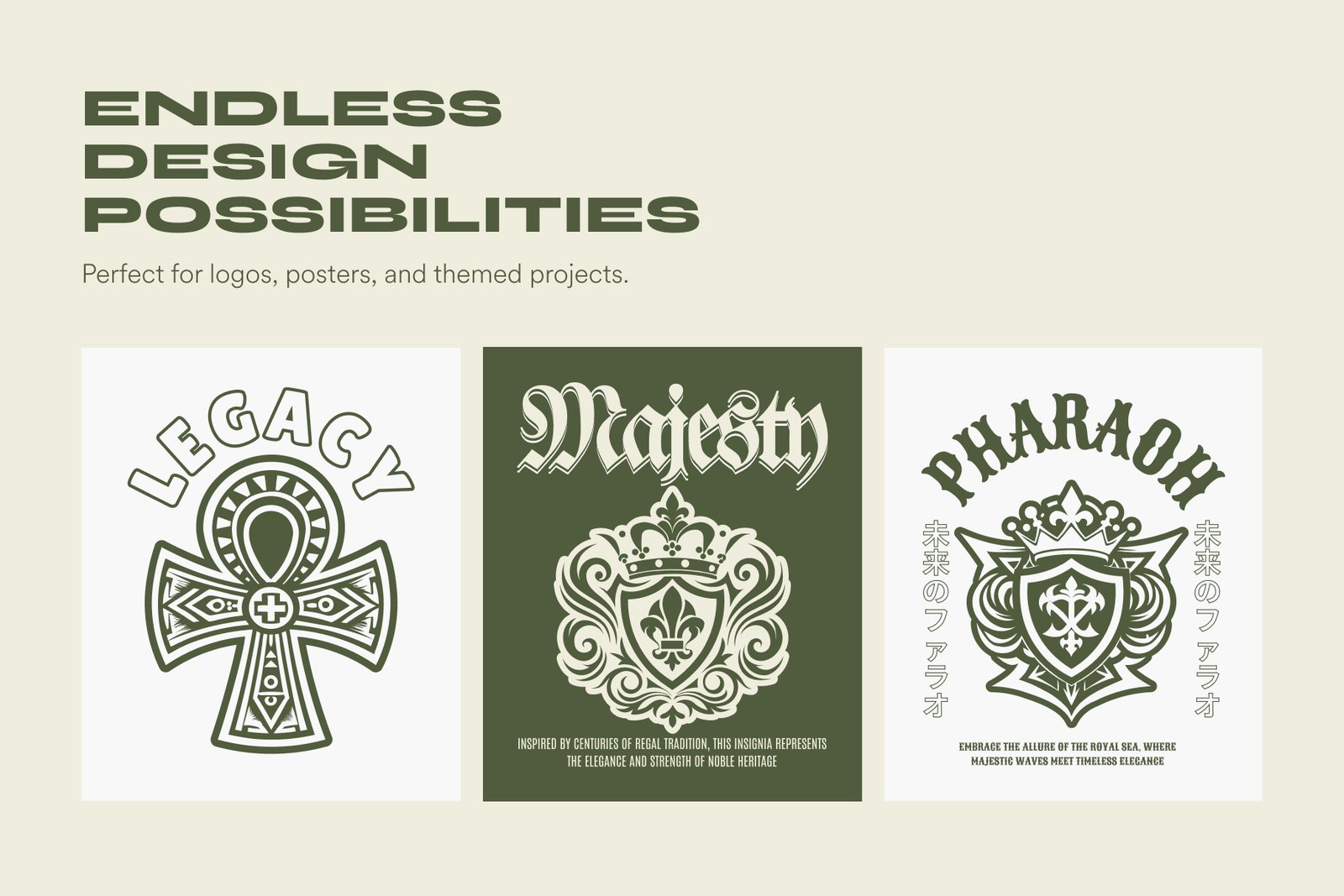Royal Symbols Icon Set