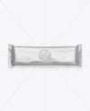 Matte Metallic Snack Package Mockup