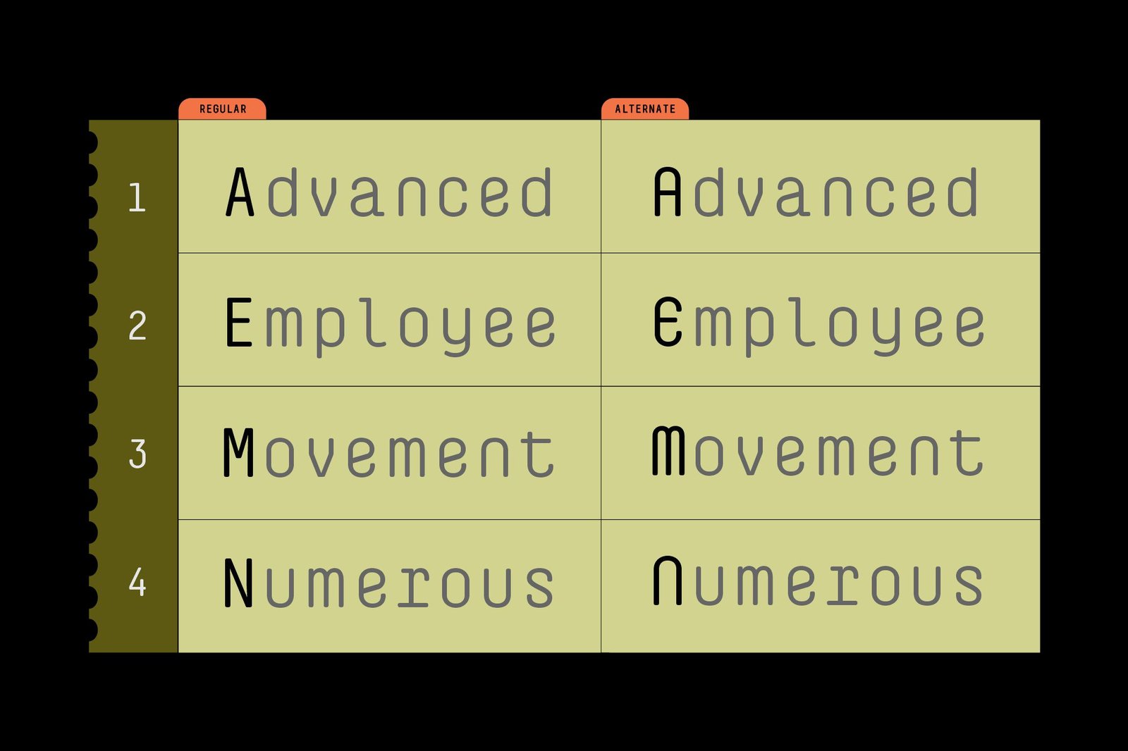 Monofrik Font