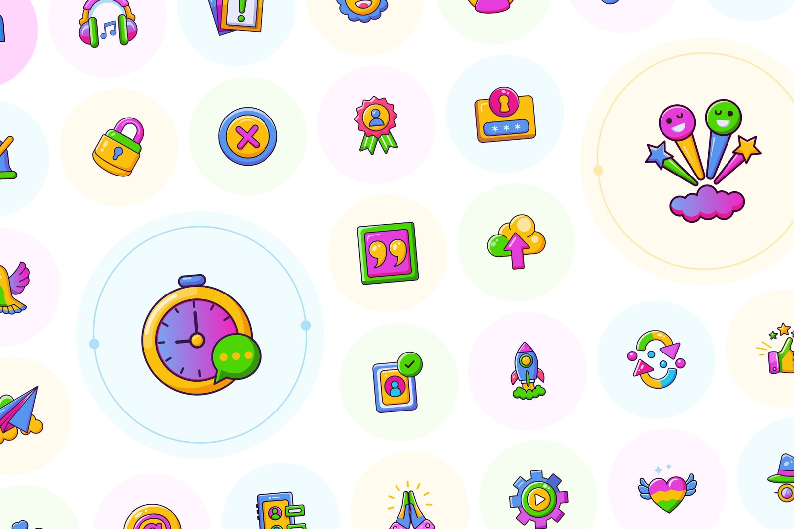 Chat and Social Media Icons