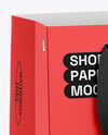 Paper Shopping Bag Mockup – Half Side View