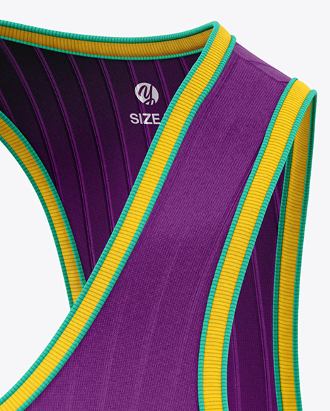 Women's Ribbed Tank Top Mockup - Half Side View