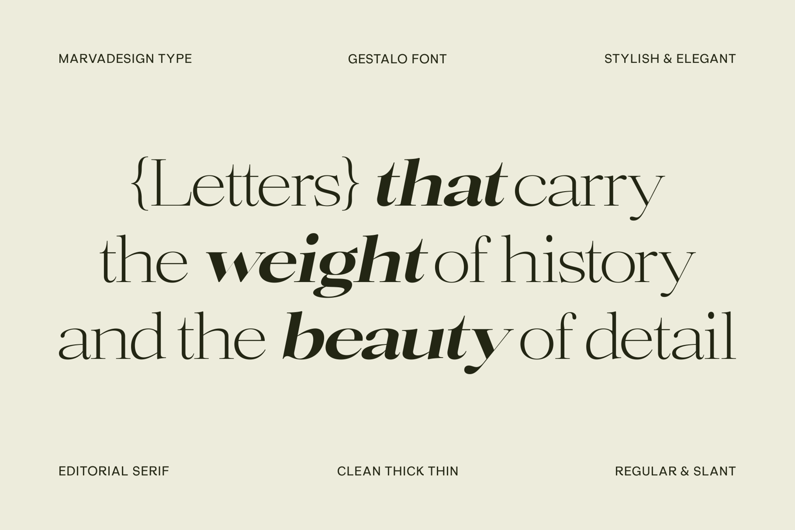 Gestalo Font