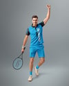 Man Wearing Tennis Uniform Mockup