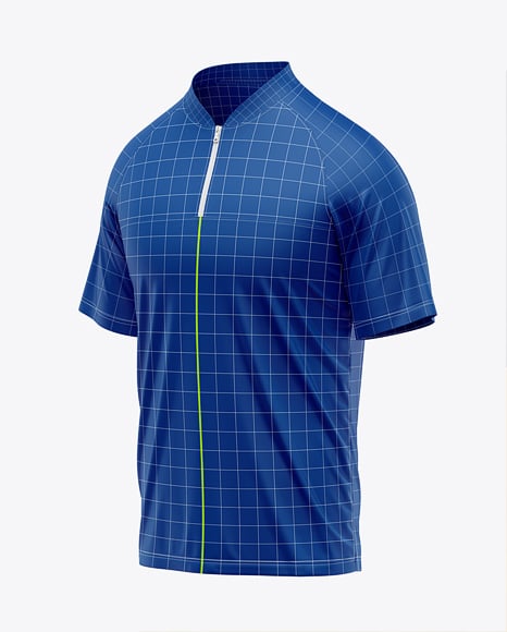 Raglan Short Sleeve Cage Jacket Mockup