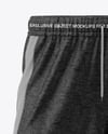 Heather Shorts Mockup - Front View
