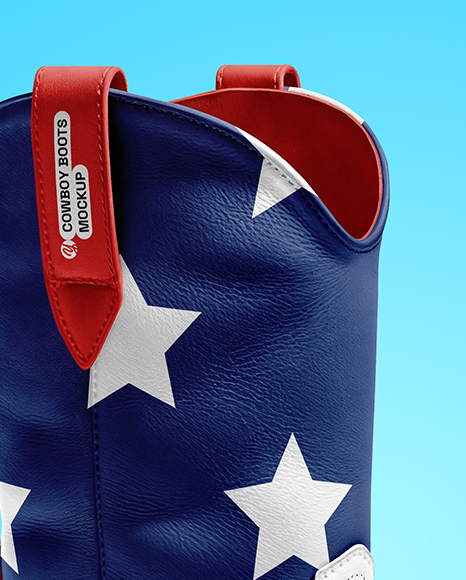 Women's Cowboy Boot Mockup