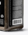 Square Spice Jar with Grounded Black Pepper Mockup