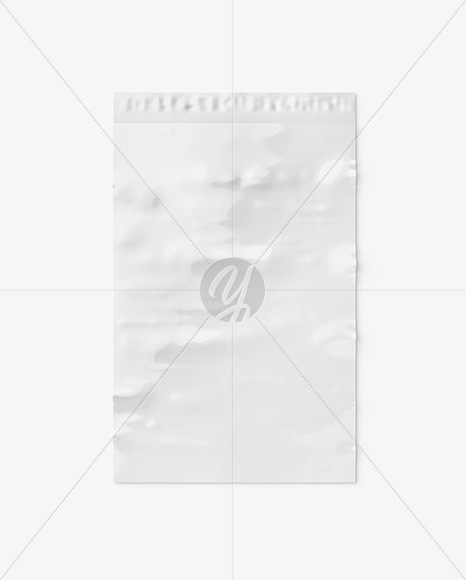 Empty Shipping Bag Mockup