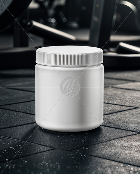 Protein Jar Mockup