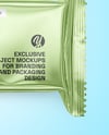 Metallic Snack Package Mockup