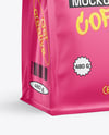 Matte Coffee Bag Mockup - Half Side view