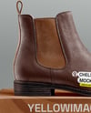 Chelsea Boot with Shoe Box Mockup
