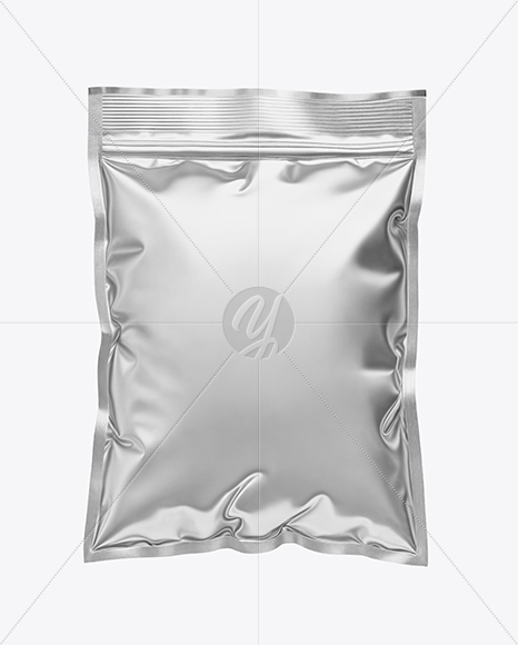 Metallic Sachet Mockup